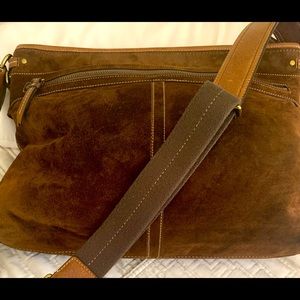 Coach Authentic Suede Satchel/Purse